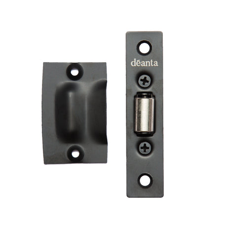 Deanta Roller Catch Matt Black Steel