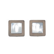 Deanta Escutcheon (Pair) Matt Satin Black/Chrome