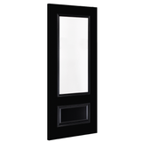 Deanta Sandringham Black Finish Bevelled Glaze FSC