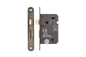 Deanta 3 Lever Mortice Sash Lock Satin Nickel