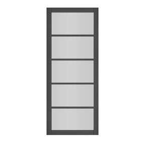 Deanta Shoreditch Black Prefinished Glazed FSC