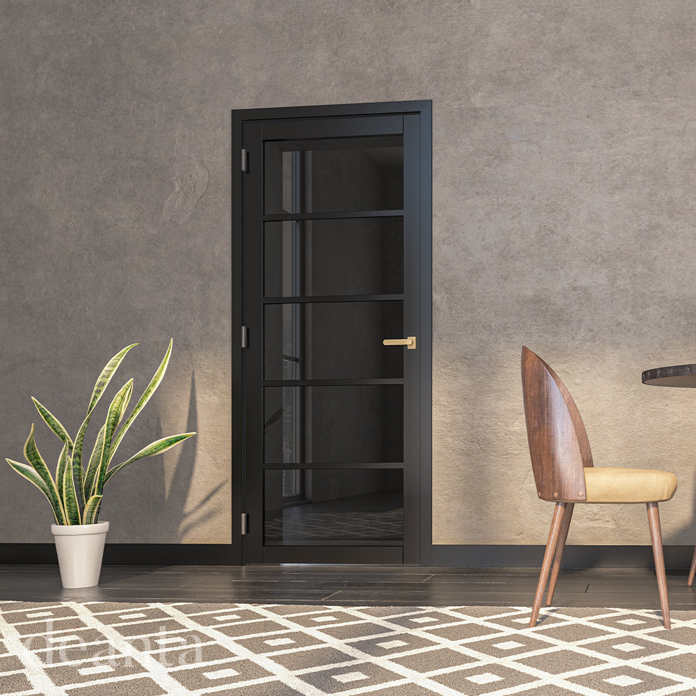 Deanta Shoreditch Black Prefinished Tinted Glaze FSC