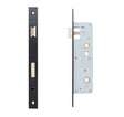 Deanta Slim Bathroom Lock Black Steel