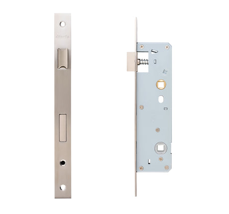 Deanta Slim Bathroom Lock Stainless Steel