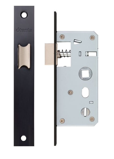 Deanta Slim Black Steel Latch