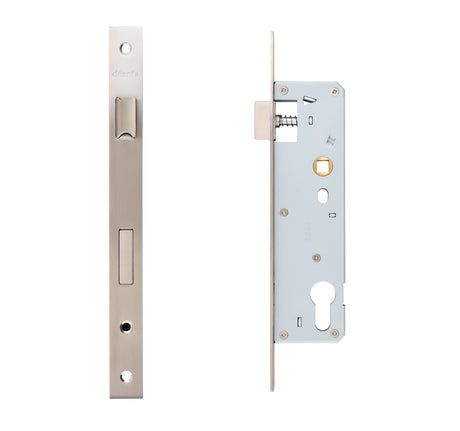 Deanta Slim Euro Profile Sashlock Stainless Steel