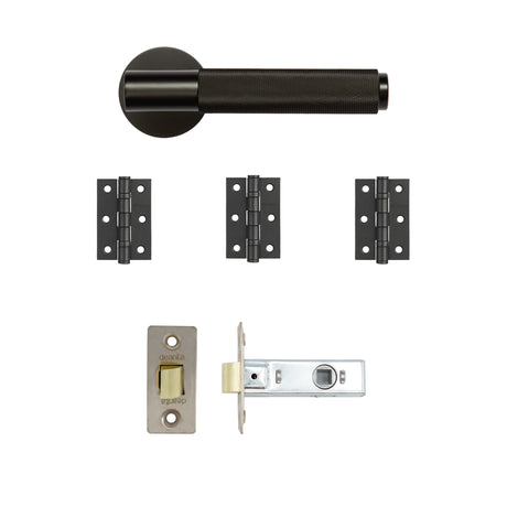Deanta Sparta Latch Kit Matt Black Finish