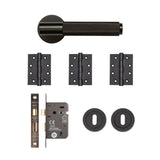 Deanta Sparta Mortice Kit Matt Black Finish