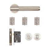 Deanta Sparta Bathroom Kit Satin Nickel
