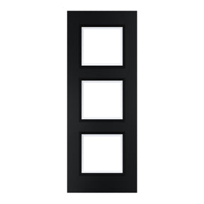 Deanta Trinity Black Prefinished Bevelled Glaze FSC