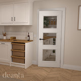 Deanta Trinity White Primed Bevelled Glaze FSC