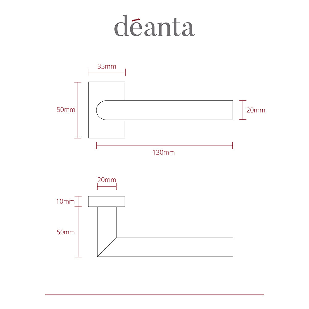 Deanta Ares Matt Black Urban Handle