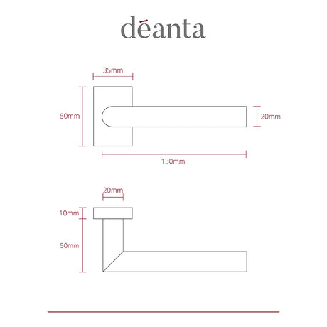 Deanta Ares Matt Black Urban Handle
