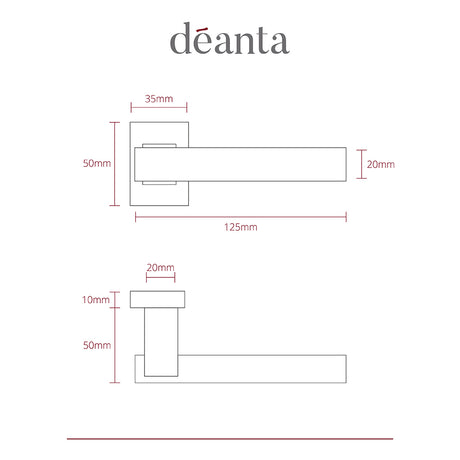 Deanta Argo Satin Nickel Chrome Urban Handle