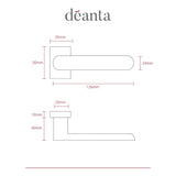 Deanta Juno Matt Black Urban Handle