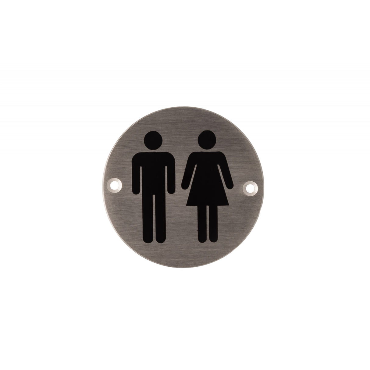Deanta 3" Round Steel Unisex Sign